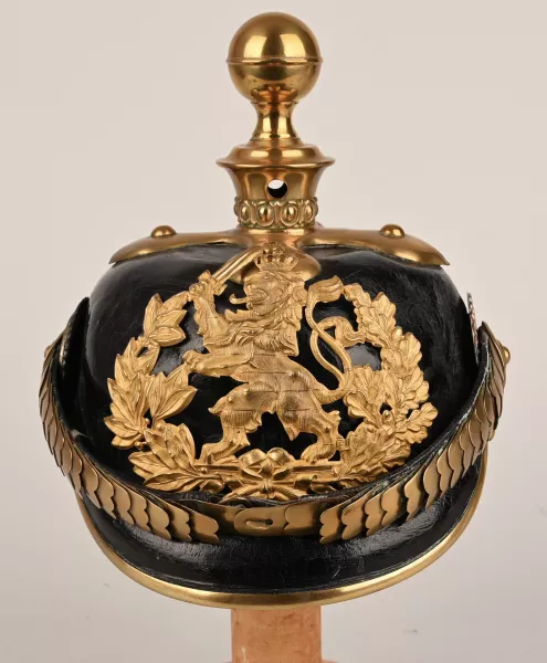 Hessen 25th or 64th Field Artillery Officer Pickelhaube Visuel 1 principal